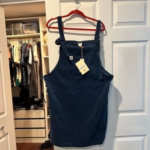 Lucy & Yak - Navy Corduroy Dress